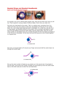 A Free Bead Pattern