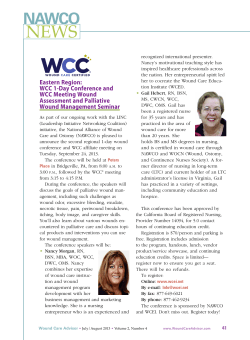 ALC Cover Jan/Feb - Wound Care Advisor