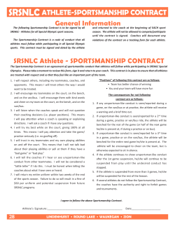 srsnlc athlete-sportsmanship contract