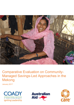 Comparative Evaluation on Community- Managed