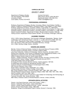 david f. graf - University of Miami College of Arts and Sciences