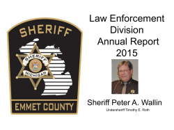 Law Enforcement Division Annual Report 2015