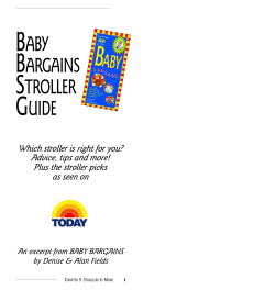 baby bargains stroller guide