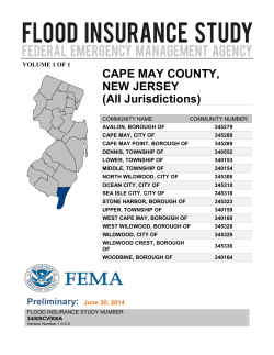 CAPE MAY COUNTY, NEW JERSEY (All Jurisdictions)