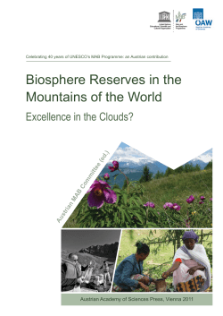 Biosphere Reserves in the Mountains of the World