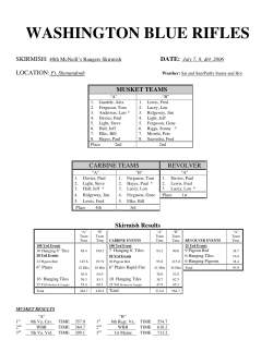 40th MeNeill`s Rangers Skirmish