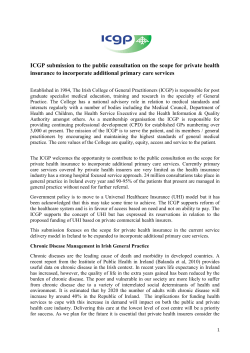 ICGP - Department of Health