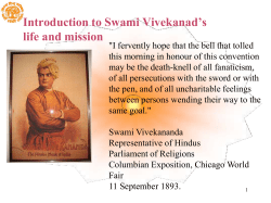Some famous quotes of Swamiji - Vishwa Hindu Parishad of America