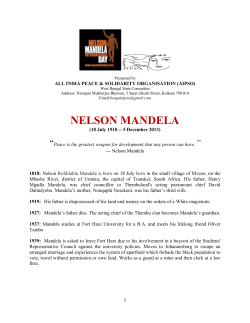 nelson mandela