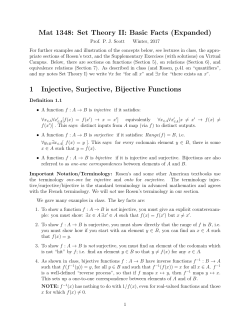 Notes on Sets, Part II