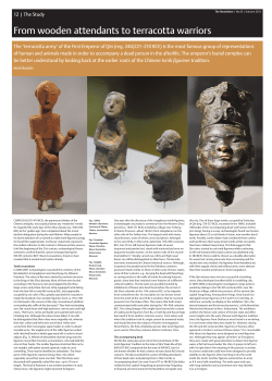 From wooden attendants to terracotta warriors