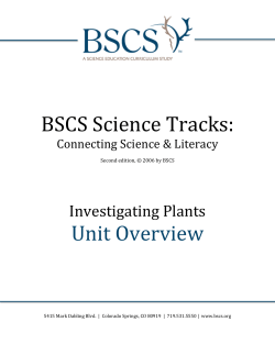 Investigating Plants