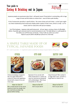 our eating out tips