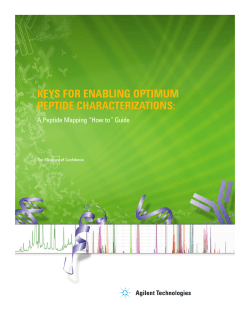 A Peptide Mapping &ldquo;How to&rdquo; Guide