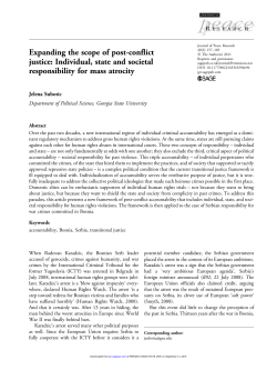 Individual, state and societal responsibility for mass atrocity