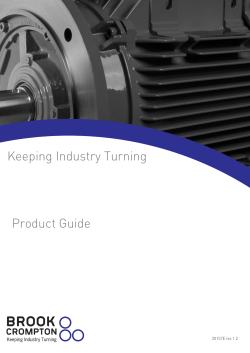 20157E Brook Crompton Product Guide