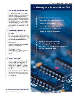 Get your Student ID - SAIL