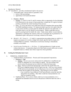 provides constitutional right to due process i.