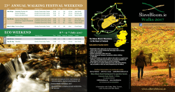 2017 Walks Brochure - Slieve Bloom Mountains