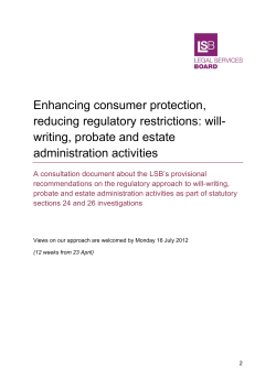Enhancing consumer protection, reducing regulatory restrictions: will