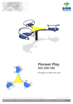 Product sheet SOL.030.160 - Roundabout 1 &Atilde;&Yuml; 180cm