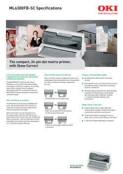 ML6300FB_SC, Specification Sheet