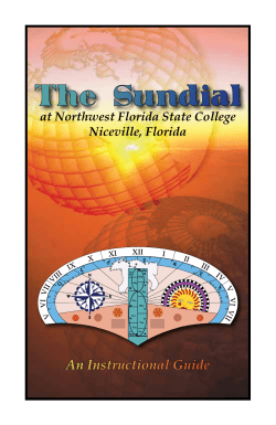 Sundial Manual - Northwest Florida State College