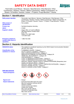 Section 11. Toxicological information