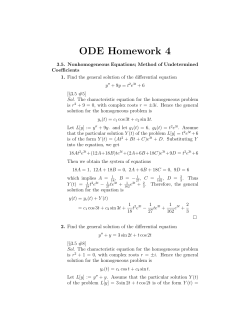 ODE Homework 4