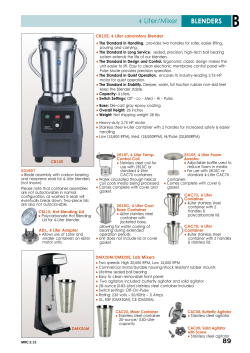 4 Liter/Mixer BLENDERS