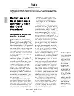 Deflation and Real Economic Activity Under the Gold Standard