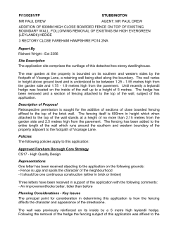 ADDITION OF 600MM HIGH CLOSE BOARDED FENCE ON TOP OF