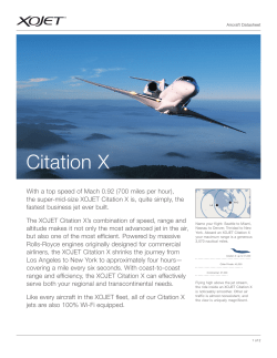 Citation X