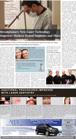 Revolutionary New Laser Technology Improves Modern Dental