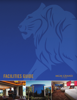 MGM Grand Grand Conference Center Facilities Guide PDF