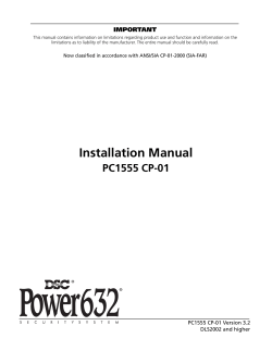 Installation Manual