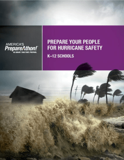 prepare your people: hurricane safety for k&ndash;12 schools