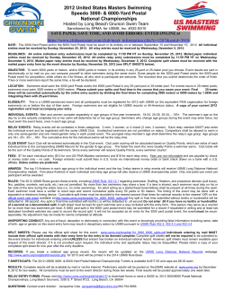 6000-Yard Postal National Championships