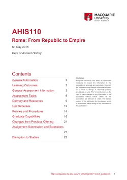 as PDF - Unit Guide