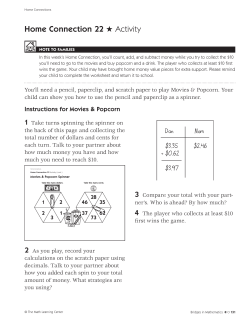 Home Connections Unit Six - Bridges First Edition Support