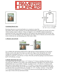 Calculating The Border Sizes