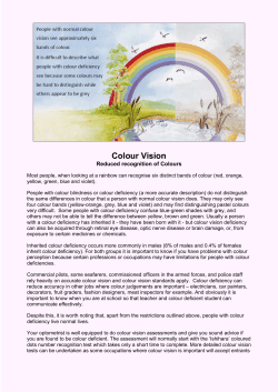 Colour Vision