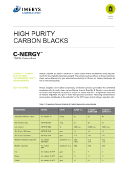 Conductive carbon blacks for Li-ion batteries