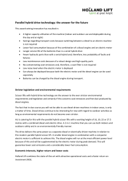 Parallel hybrid drive technology: the answer for the future