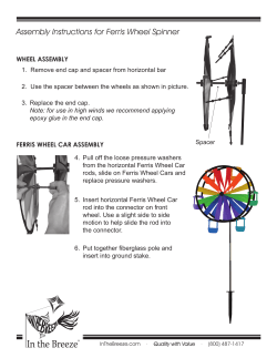 Assembly Instructions for Ferris Wheel Spinner