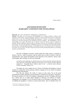 another penelope - UNIVERSITY OF BUCHAREST REVIEW