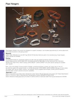 Pipe Hangers pages 1