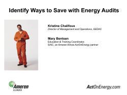 Identify Ways to Save with Energy Audits