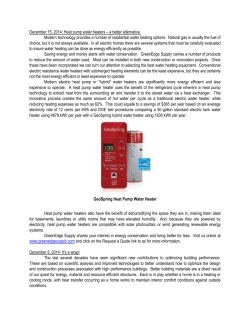 2014 Tips - GreenEdge Supply