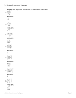 7-2 hw answers - Ottawa Hills Local Schools